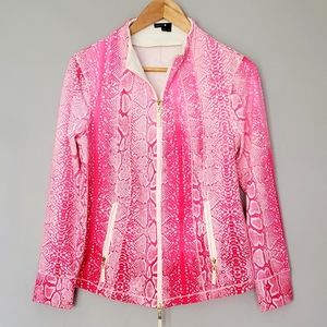 Bylyse Pink zip up jacket